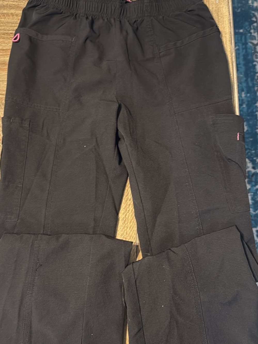 Black scrub pants
